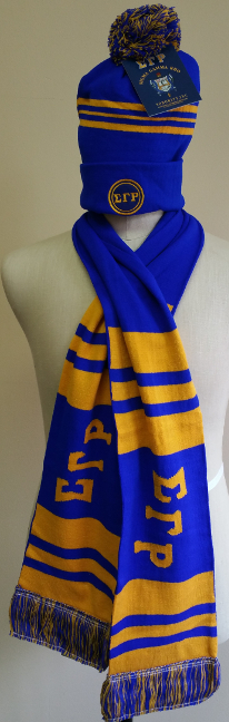 Sigma Gamma Rho Sorority Beanie - Scarf - 2 - BD